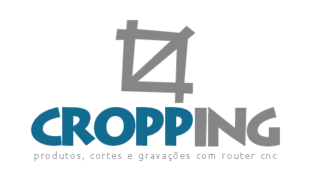 Cropping - produtos, cortes e gravações com router cnc